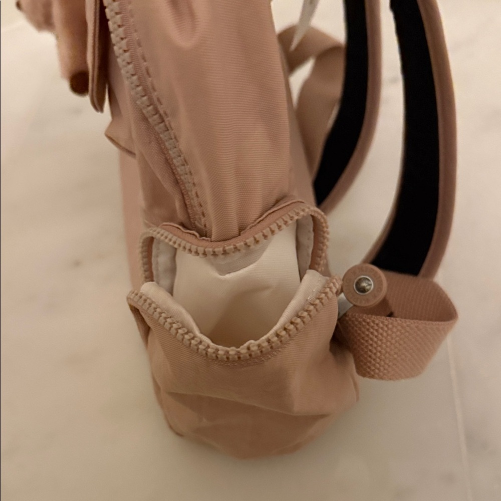 Kipling Blush Pink Mini Backpack with Monkey Keyc… - image 4